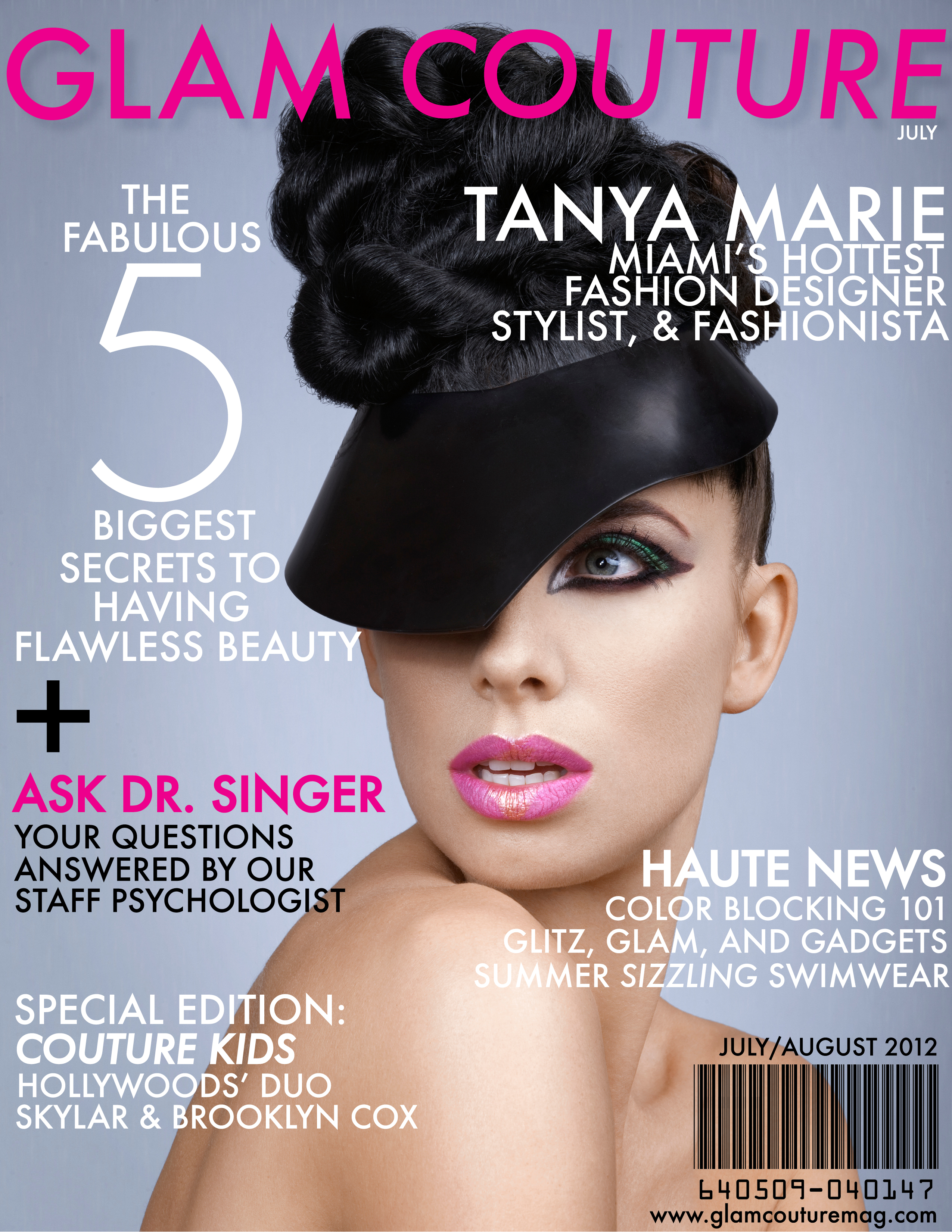 Magazine cover page design online